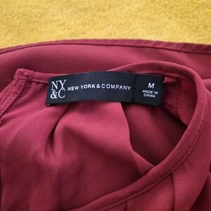 New York & Company Red Blouse